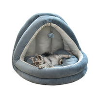 HKM-6641469 Cozy Cat House for All Seasons - Enclosed Yurt Design in Multiple Sizes