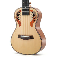 HKM-664467 23-Inch Spruce Ukulele with Grape Hole Design