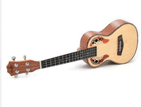 HKM-664467 23-Inch Spruce Ukulele with Grape Hole Design