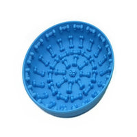 HKM-6645181 Silicone Slow Feeding Bowl for Dogs - Choking Prevention, Non-Slip Design