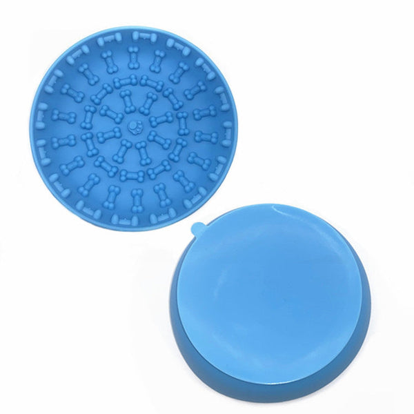 HKM-6645181 Silicone Slow Feeding Bowl for Dogs - Choking Prevention, Non-Slip Design