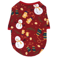 HKM-6645821 Festive Cotton Pet Clothes for Cats - Casual Two-Legged Styles in Various Holiday Designs