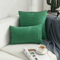 HKM-664659 Nordic Simple Suede Vertical Cushion Cover, Plush PP Cotton, Plain Design