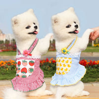 HKM-6647741 Stylish Cat Suspender Skirt in Printed Polyester, Fashionable & Simple Design