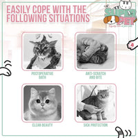 HKM-6648637 Soft Bee-Shaped Cat Cone Collar for Comfortable Recovery and Protection