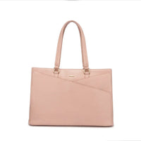 HKM-664915 Elegant 15.6 Inch Laptop Handbag for Women - Stylish Office and Business Tote with Large Capacity