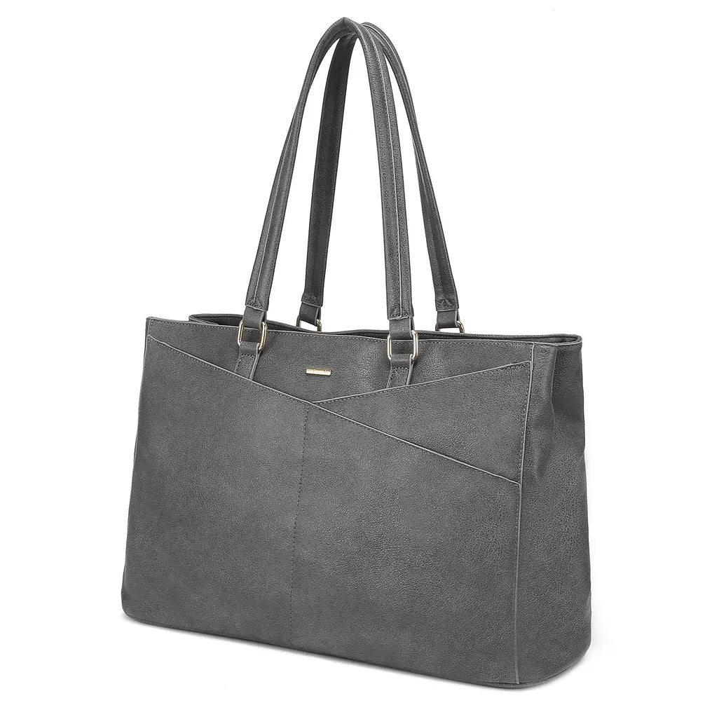 HKM-664915 Elegant 15.6 Inch Laptop Handbag for Women - Stylish Office and Business Tote with Large Capacity