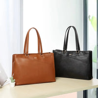 HKM-664915 Elegant 15.6 Inch Laptop Handbag for Women - Stylish Office and Business Tote with Large Capacity