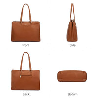 HKM-664915 Elegant 15.6 Inch Laptop Handbag for Women - Stylish Office and Business Tote with Large Capacity