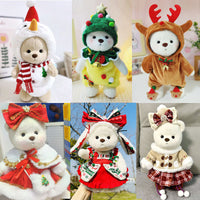 HKM-665171 30cm Plush Doll in Christmas Snowman Suit with Various Outfit Options