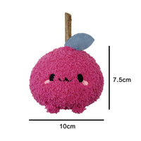 HKM-6651965 Plush Onion Red Cat Bite Molar Rod Toy for Dental Chewing and Play
