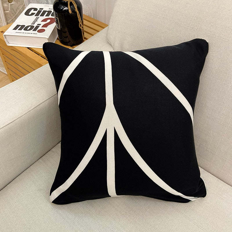 HKM-665427 Single-Sided Digital Printed Northern European Style Pillow Cover - 45x45cm Super Soft Short Plush Fabric