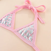 HKM-6654525 Pet Beach Bikini Set in Pink and Purple - Polyester Skirt for Dogs in Multiple Sizes