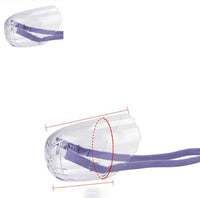 HKM-6654909 Purple Cat Eye Mask with Anti-Bite Cover - Set of 3 Sizes S/M/L for Bathing and Injection