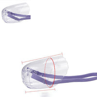 HKM-6654909 Purple Cat Eye Mask with Anti-Bite Cover - Set of 3 Sizes S/M/L for Bathing and Injection