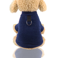 HKM-6655293 Casual Fleece D Buckle Dog Clothes in Shaking Velvet - Stylish and Comfortable Pet Apparel
