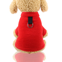 HKM-6655293 Casual Fleece D Buckle Dog Clothes in Shaking Velvet - Stylish and Comfortable Pet Apparel