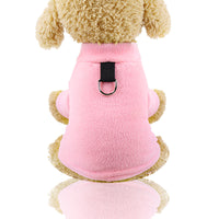 HKM-6655293 Casual Fleece D Buckle Dog Clothes in Shaking Velvet - Stylish and Comfortable Pet Apparel