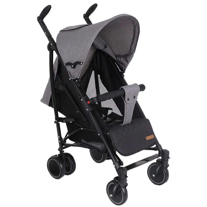HKM-665555 Foldable 2-in-1 Portable Linen Baby Pram and Stroller for Travel