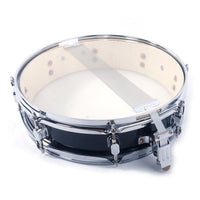 HKM-665619 13x3.5 Inch Black Snare Drum Set with Drum Stick, Key, and Strap