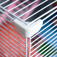 HKM-6656573 5-Tier Hamster Cage with Exercise Wheel, Tunnels, and Portable Design