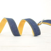 HKM-6656701 Personalized Yellow Polyester Pet Leash - Adjustable Length for XS to XL Pets