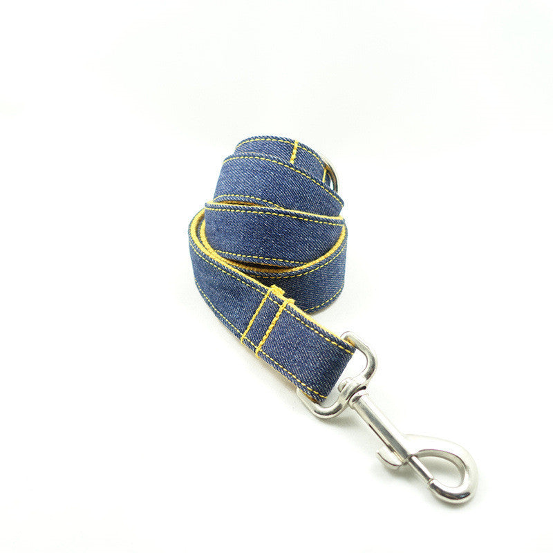 HKM-6656701 Personalized Yellow Polyester Pet Leash - Adjustable Length for XS to XL Pets