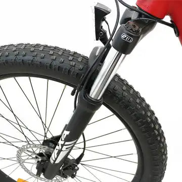 HKM-665683 Eunorau UHVO 36V 13Ah Electric Bike with 350W Full Suspension, 7-Speed Gears, and 27.5-Inch Tires