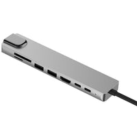 HKM-665747 Eight-in-One USB Type-C Hub Docking Station with Aluminum Alloy Design