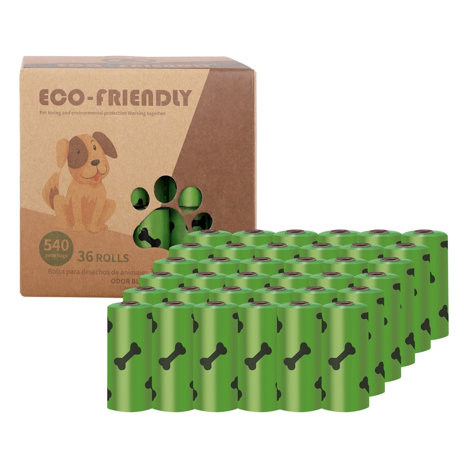 HKM-6659133 Eco-Friendly Pet Waste Garbage Bags - Thick, Fragrant, Multiple Roll Options