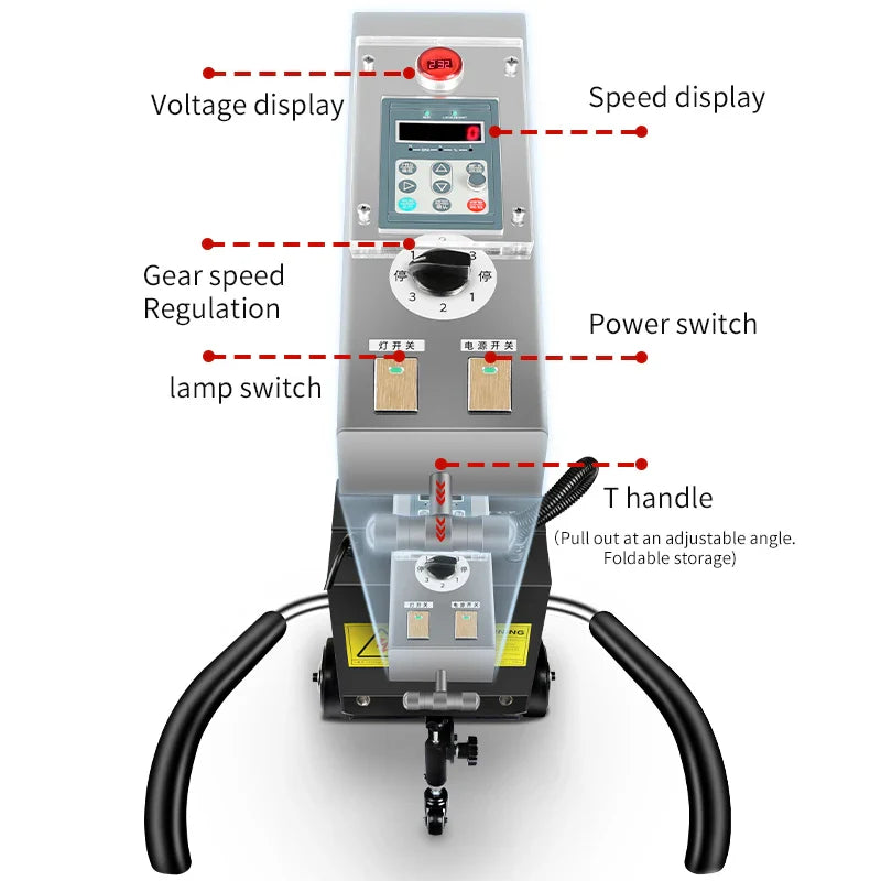 HKM-665939 Electric Marble Floor Polisher and Grinder Robot for Efficient Cleaning