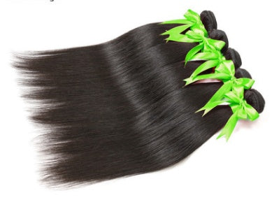 HKM-665939 Natural Straight Real Hair Wig in European and American Style