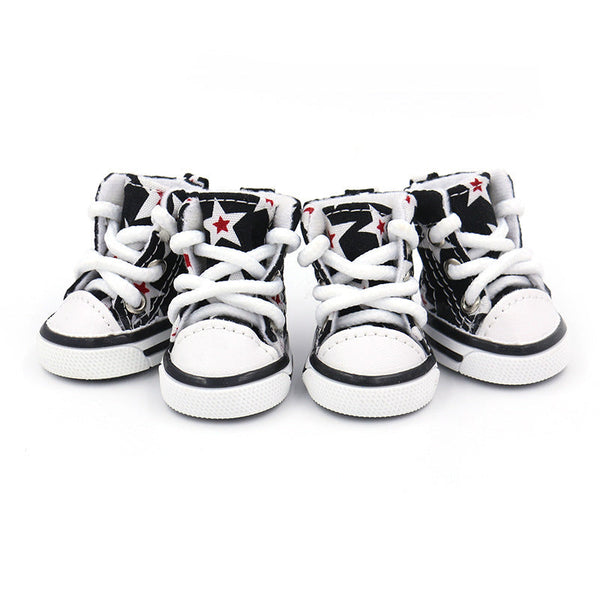 HKM-6659517 Soft Canvas Dog Shoes for All Seasons - Comfortable and Stylish in Various Colors