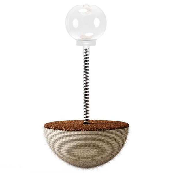 HKM-6660157 Auto-Balancing Interactive Cat Feeder Toy for Engaging Slow Feeding and Puzzle Play