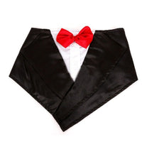 HKM-6660285 Elegant Dog Triangle Scarf for Weddings - Adjustable Neck Size 57-67cm, Waterproof Nylon & Silk Fabric
