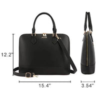 HKM-666067 Stylish 2pcs PU Tote Bags Set for Women - Large Handbag and Crossbody Purse for Daily Use and Laptop