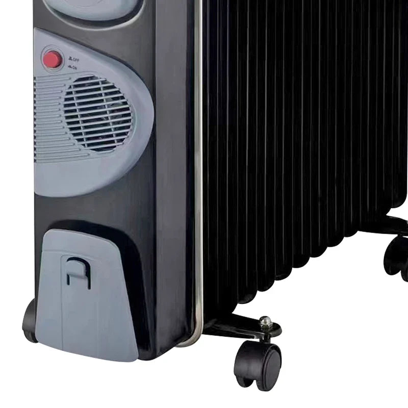 HKM-666131 2900W Portable Oil-Filled Radiator Heater with Remote Control and Adjustable Thermostat for Home Use