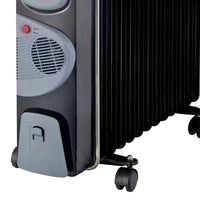 HKM-666131 2900W Portable Oil-Filled Radiator Heater with Remote Control and Adjustable Thermostat for Home Use