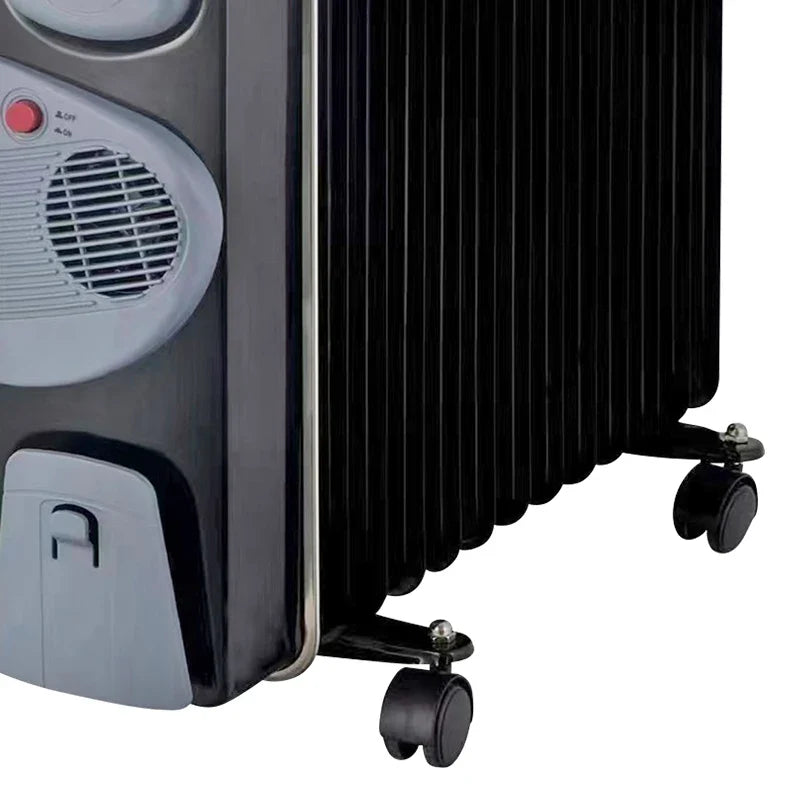 HKM-666131 2900W Portable Oil-Filled Radiator Heater with Remote Control and Adjustable Thermostat for Home Use