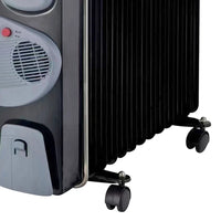 HKM-666131 2900W Portable Oil-Filled Radiator Heater with Remote Control and Adjustable Thermostat for Home Use