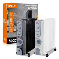 HKM-666131 2900W Portable Oil-Filled Radiator Heater with Remote Control and Adjustable Thermostat for Home Use