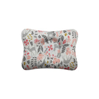 HKM-666195 Newborn Anti-Deviation Head-Shaped Pillow with Cotton Front and Breathable Mesh Back