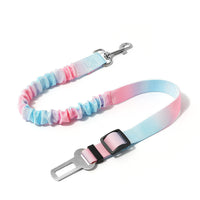 HKM-6662461 Elastic Hand Holding Rope for Pets - Colorful Gradient Design, 60-80cm Length, Comfortable Polyester Material