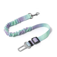 HKM-6662461 Elastic Hand Holding Rope for Pets - Colorful Gradient Design, 60-80cm Length, Comfortable Polyester Material