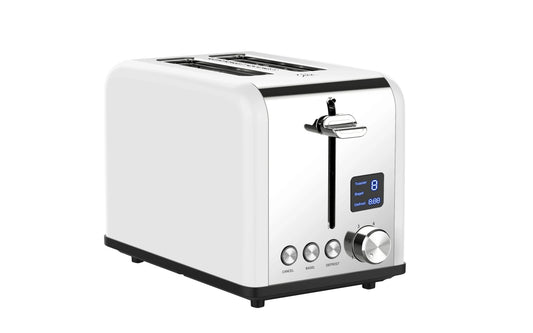 HKM-666259 Toaster 2 Slice Stainless Steel with LED Timer Display