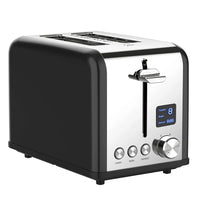 HKM-666259 Toaster 2 Slice Stainless Steel with LED Timer Display