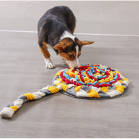 HKM-6663485 Candy-Scented Dog Sniffing Pad for Decompression Training - 40 x 76 cm, Shaker Velvet Material, 330 g