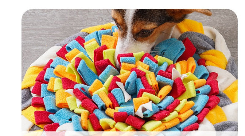 HKM-6663485 Candy-Scented Dog Sniffing Pad for Decompression Training - 40 x 76 cm, Shaker Velvet Material, 330 g