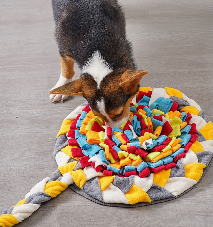HKM-6663485 Candy-Scented Dog Sniffing Pad for Decompression Training - 40 x 76 cm, Shaker Velvet Material, 330 g