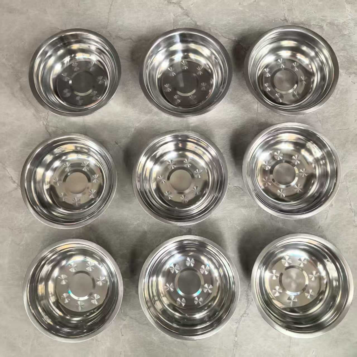 HKM-6664637 Stainless Steel Cat Food Bowl and Plate Set - Thickened Pet Tableware, 15cm & 16cm Options